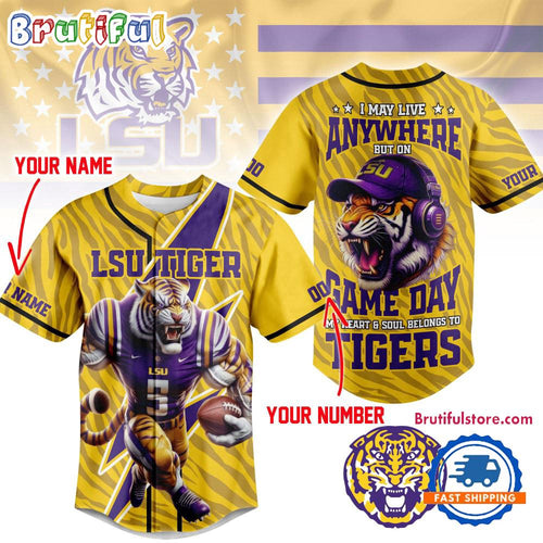 LSU Tigers 2025 NCAA Game Day Jersey Shirt