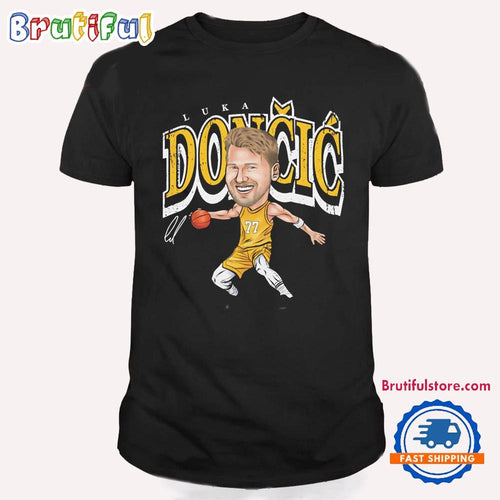 Luka Doncic Los Angeles Lakers Cartoon Signature T Shirt