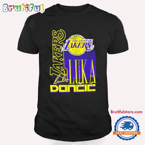 Luka Dončić Los Angeles Lakers Mineral Wash Player T Shirt