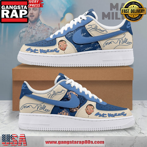 Mac Miller Limited Edition Air Force 1 Running Sneakers Shoes