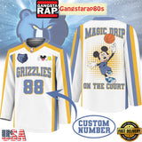 Memphis Grizzlies Premium NBA Magic Drip Long Jersey Shirt