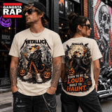 Metallica Chester Cheetah Haunted Riffs Halloween 3D Shirt