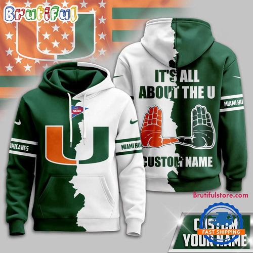 Miami Hurricanes 2025 NCAA Warrior Spirit Personalized Hoodie Shirt