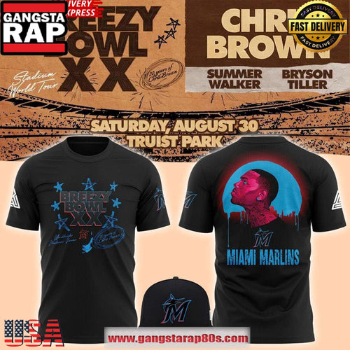 Miami Marlins 2025 BREEZY BOWL XX Concert Unisex T-Shirt