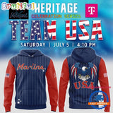 Miami Marlins Celebrate Team USA Night 2025 Hoodie