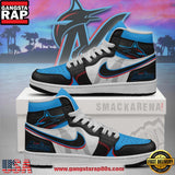 Miami Marlins MLB Trending Sneakers Air Jordan 1 High Top Shoes