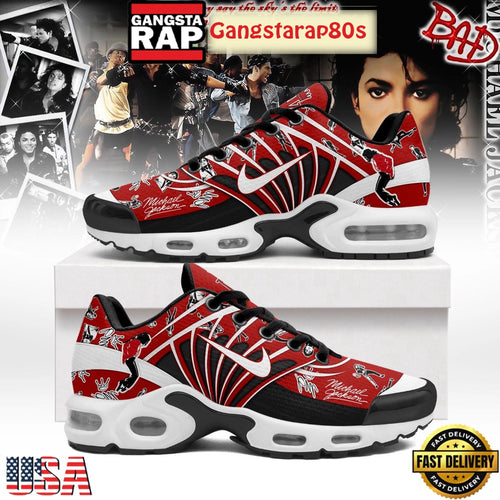 Michael Jackson King Of Pop Limited Edition Air Max Plus Shoes Running Sneakers
