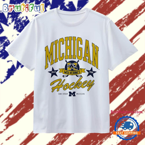 Michigan Hockey Heritage since 1922 logo T Shirt