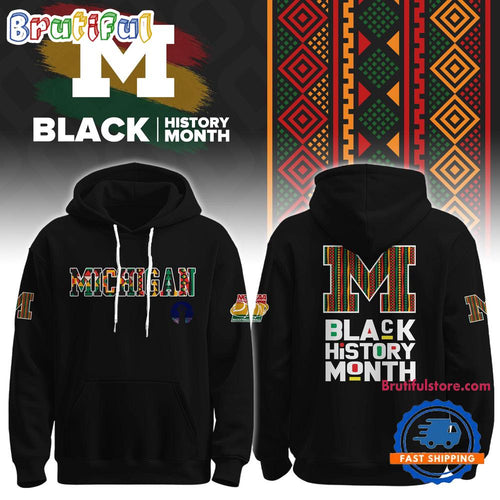 Michigan Wolverines Basketball Black History Month 2026 Limited Edition Hoodie Shirt