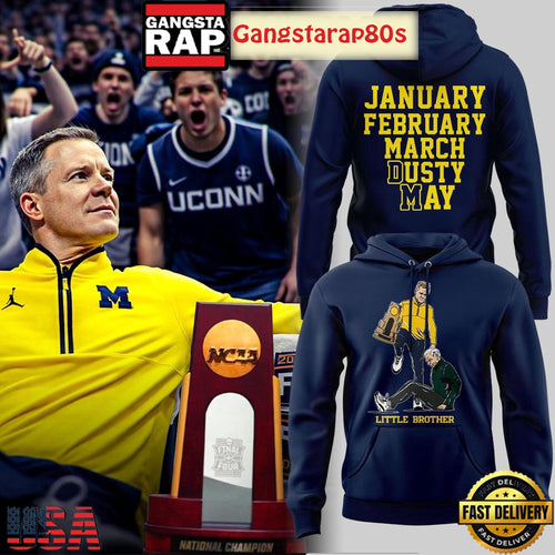 Michigan Wolverines Dusty May Little Brother Limited Edition Hoodie