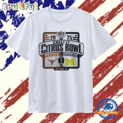 Michigan Wolverines vs. Texas Longhorns 2025 Cheez-It Citrus Bowl Matchup T Shirt