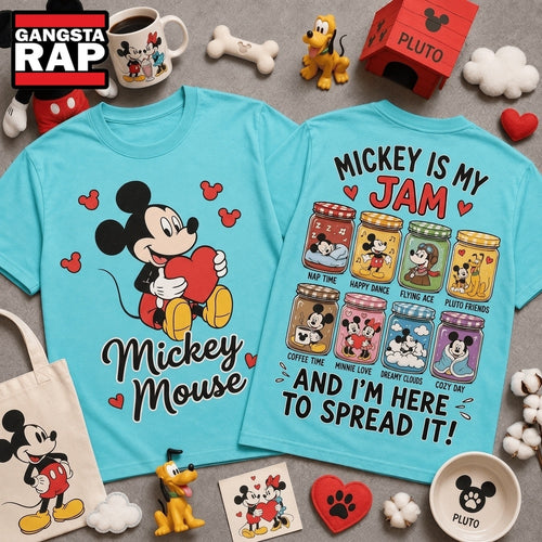 Mickey Mouse Is My Jam Cute Love Hoodie T-Shirt