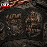 Military Honor & Freedom 911 25th Anniversary Memorial T Shirt