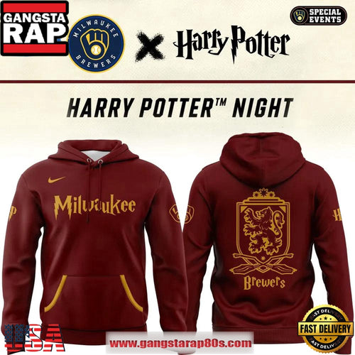 Milwaukee Brewers Harry Potter Night Special Edition Hoodie
