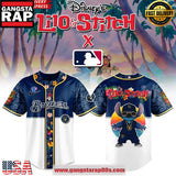 Milwaukee Brewers x Lilo & Stitch 2025 Baseball Jersey Shirts