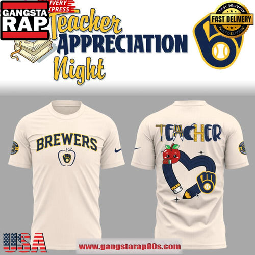 Milwaukee Brewers x Teacher Appreciation Night 2025 Unisex T Shirt