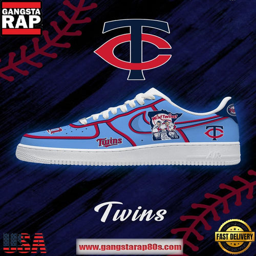 Minnesota Baseball Limited Edition Nike Air Force 1 Sneakers Shoes