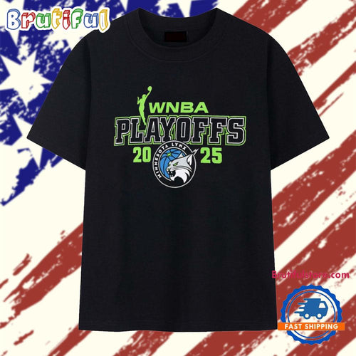 Minnesota Lynx 2025 WNBA Playoffs Logo T Shirt