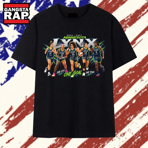 Minnesota Lynx One City One Goal One Team Signatures T Shirt