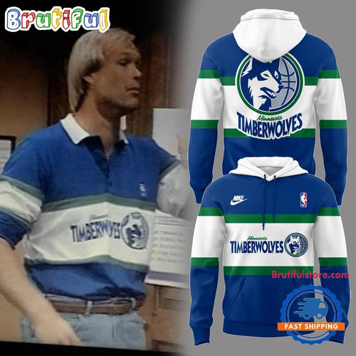 Minnesota Timberwolves Basketball Retro Hoodie T-Shirt