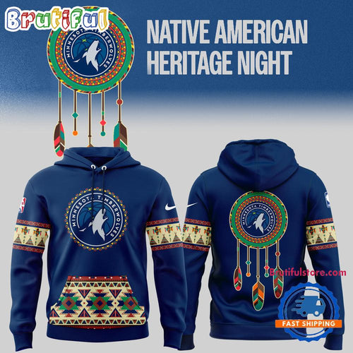 Minnesota Timberwolves Native American Heritage Hoodie