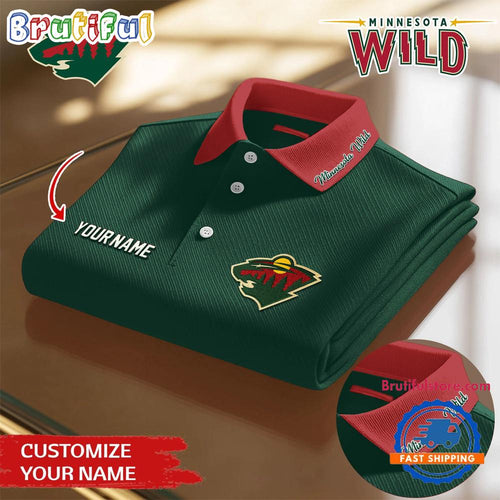 Minnesota Wild 2026 NHL New Design Polo Shirt