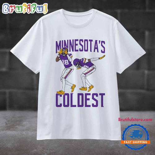 Minnesotas Coldest Justin Jefferson Minnesota Vikings T Shirt