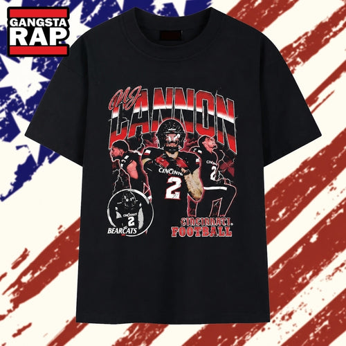 MJ Cannon Illustration Cincinnati Bearcats T Shirt