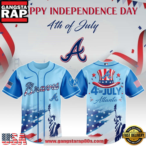 MLB Atlanta Braves X Independence Day Special Edition Baseball Jersey