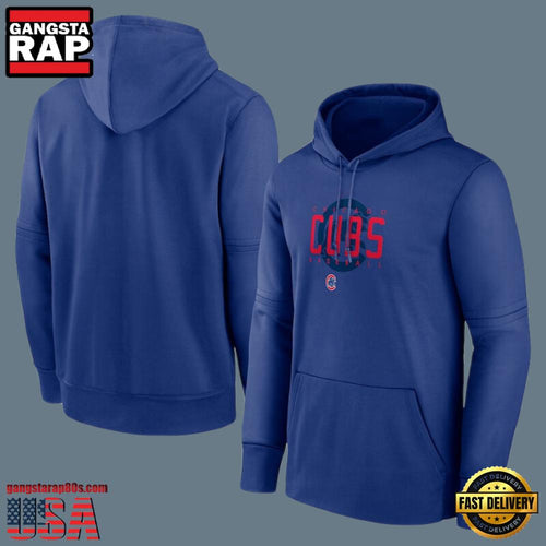 MLB Chicago Cubs Pullover All Over Print Hoodie Blue
