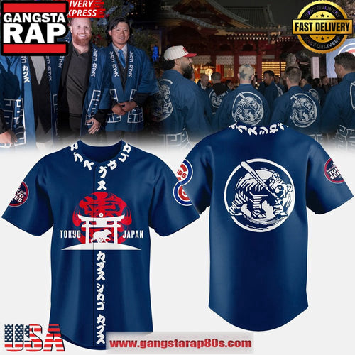 MLB Chicago Cubs World Tour Series 2025 Baseball Jersey Shirt