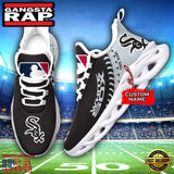 MLB Chicago White Sox Unique Design Custom Name Max Soul Shoes Running Sneakers
