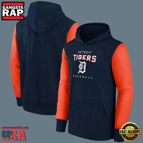 MLB Gear Detroit Tigers Pullover All Over Print Hoodie
