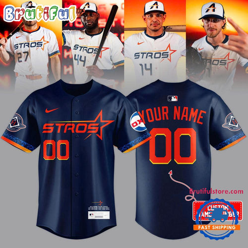 MLB Houston Astros 2025 City Connect The Next Frontier Limited Edition Baseball Jersey