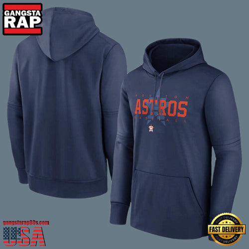 MLB Houston Astros Pullover New Design Hoodie Shirt Blue