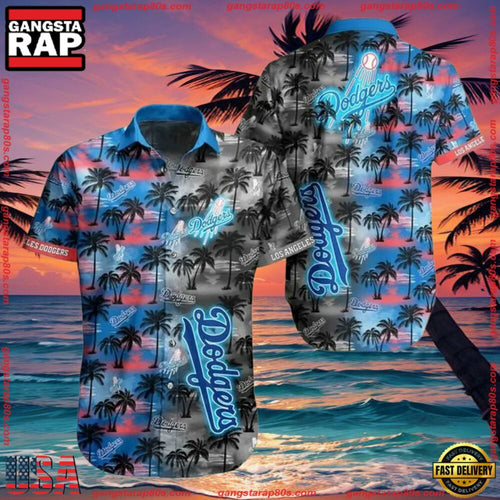 MLB Los Angeles Dodgers Aloha Hawaiian Shirt