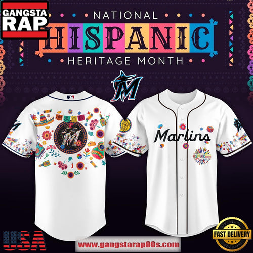 MLB Miami Marlins X Hispanic Heritage Special Edition Baseball Jersey