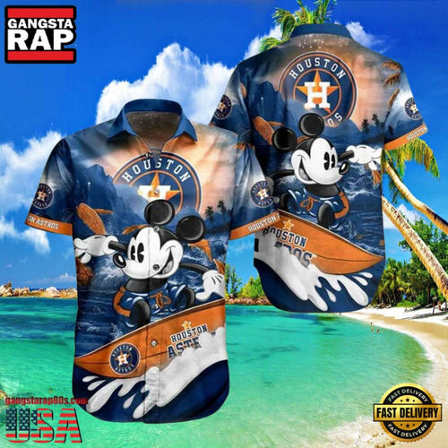 MLB Milwaukee Brewers Flower Tropical Hot Summer Hawaiian Button Down Shirt