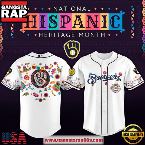 MLB Milwaukee Brewers X Hispanic Heritage Special Edition Baseball Jersey