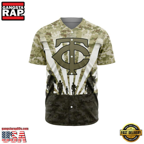 MLB Minnesota Twins Veterans New Design Baseball Jersey