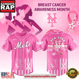 MLB New York Mets X Breast Cancer Awareness Month Special Edition Baseball Jersey