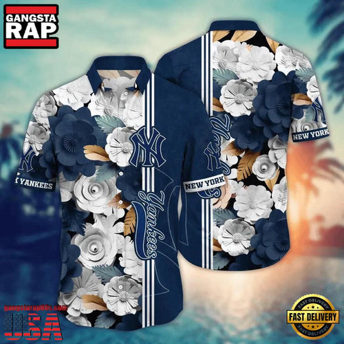 MLB New York Yankees Summer New Aloha Hawaiian Shirts