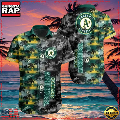 MLB Oakland Athletics Aloha Hawaiian Shirt