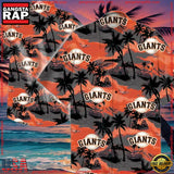 MLB San Francisco Giants Aloha Hawaiian Shirt Summer Button Up