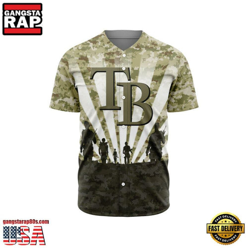 MLB Tampa Bay Rays Veterans New Design Baseball Jersey