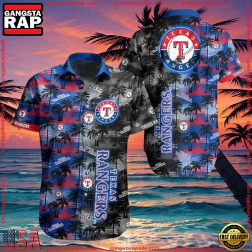 MLB Texas Rangers Aloha Hawaiian Shirt