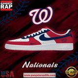 MLB Washington Nationals Baseball AF1 Shoes Running Sneakers