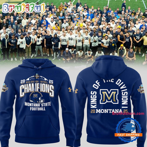Montana State Bobcats Football 2025 NCAA Division Champions Hoodie Shirt