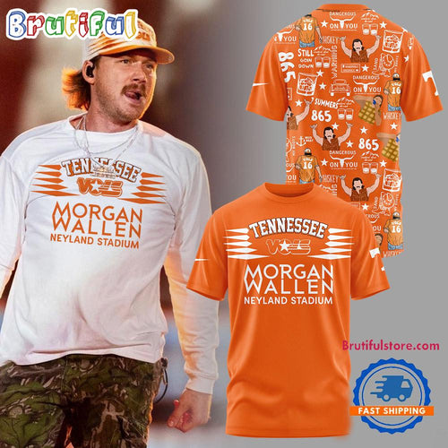 Morgan Wallen Live Knoxville Tennessee Volunteers Sept 20-22 2024 Orange 2D Shirt