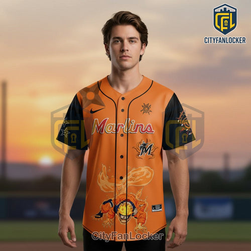 Naruto Miami Marlins 2026 Baseball Jersey